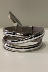 Pulsera Intertwined Silver