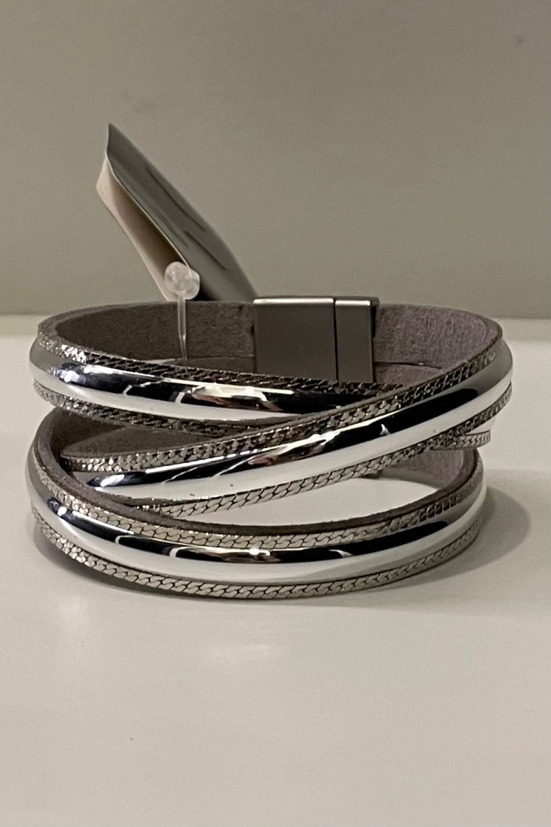 Pulsera Intertwined Silver