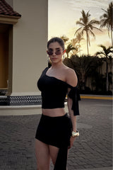Set de Mini Falda Negro
