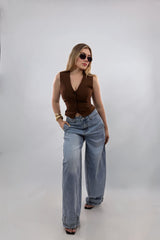 Pantalon Baggy Denim