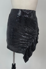 Falda Asimétrica de Lentejuelas