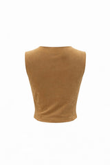Chaleco Velvet Camel