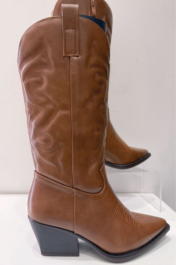 Bota Cowboy Camel