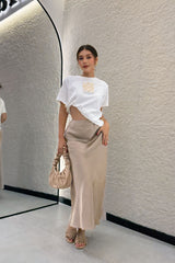 Blusa Dupe Loewe Blanca