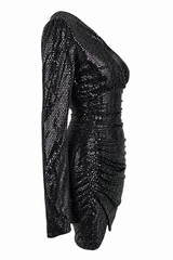 Vestido Ajustado  De Lentejuela