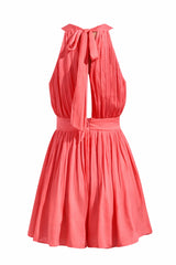 Jumper Halter Plisado Rosa