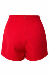 Short Falda Corta Rojo