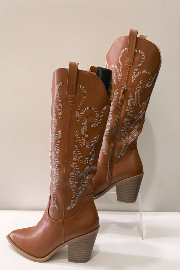 Bota Cowboy Camel