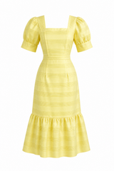 Vestido Midi Amarillo