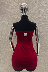 Vestido App de Perlas Velvet Ruby