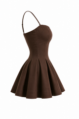 Vestido Mini Chocolate
