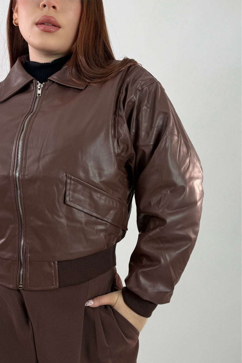 Jacket Bomber Vinipiel Cafe