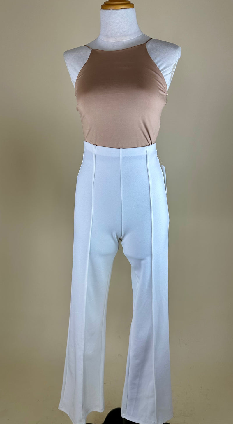 Pantalon Palazzo Basico Blanco