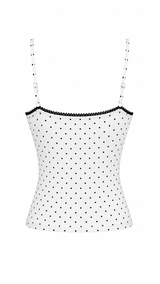 Blusa Basic Polka Blanco