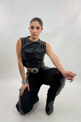 Pantalon Vinipiel Negro