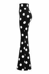 Pantalon Olgado Polka Negro