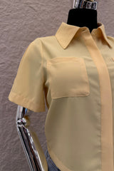 Camisa Corta Amarilla