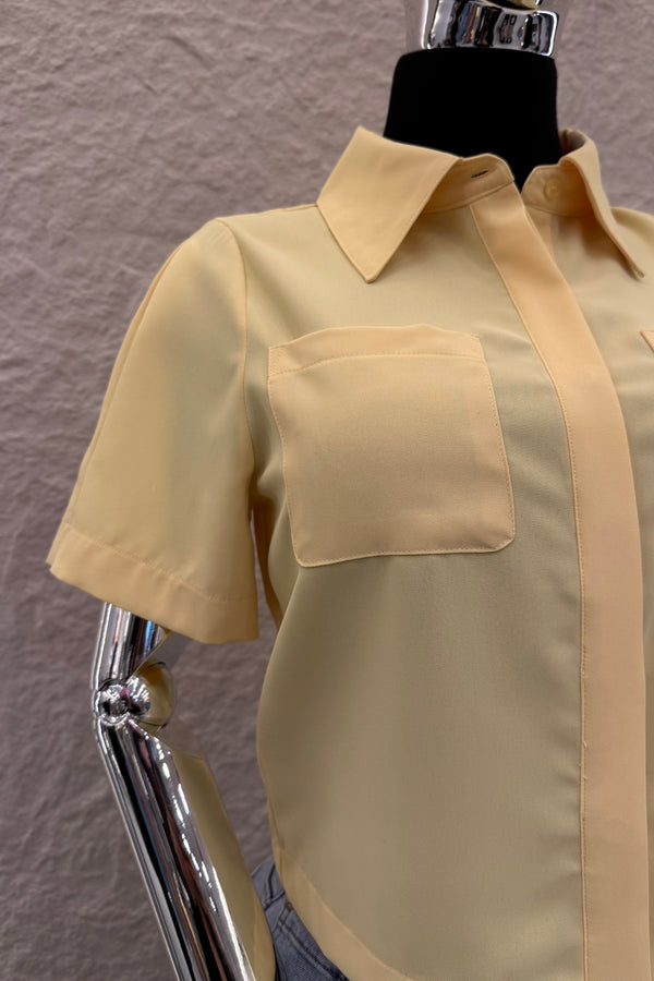 Camisa Corta Amarilla