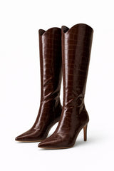 Bota Milan Chocolate Croco