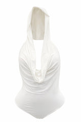 Pantiblusa con Capucha Blanco