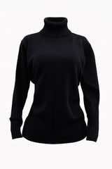 Sweater Cuello Tortuga Negro