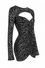 Midnigth Zebra Dress