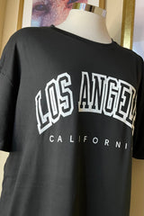 Tshirt Oversize Los angeles Negro