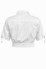 Blusa Corta Cargo Blanco