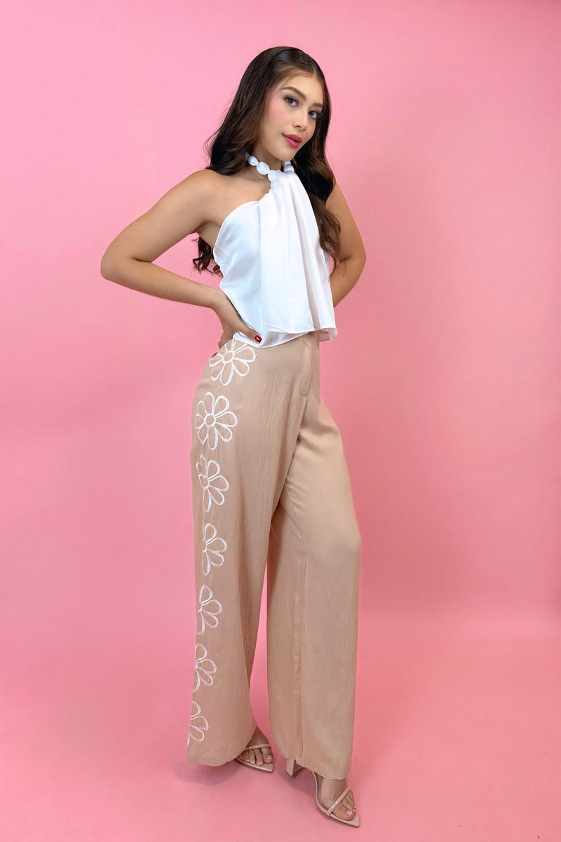Blusa Halter Olgada Blanca