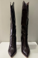 Bota Milan Chocolate Croco