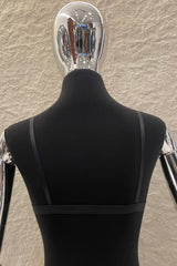 Bralette Liso Triangulo Negro