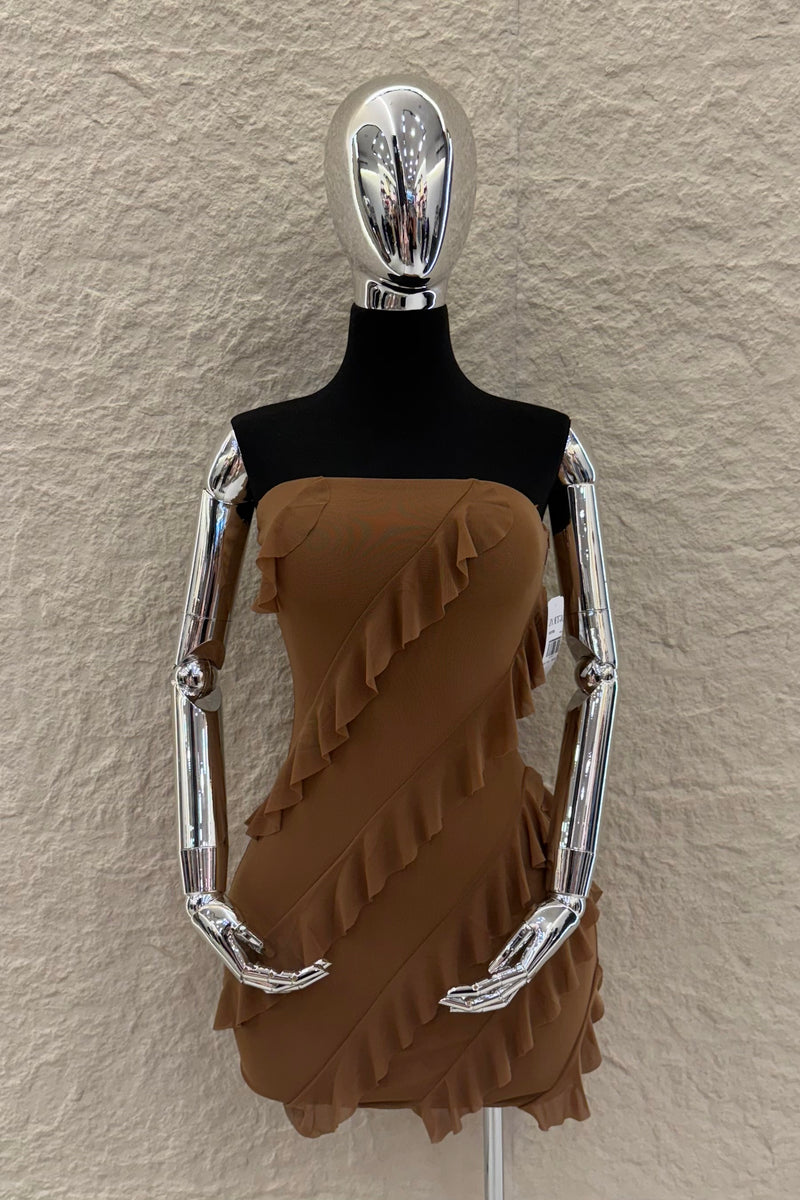 Vestido Strapples Olanes Cafe