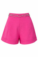 Short con Pedreria Rosa Barbie