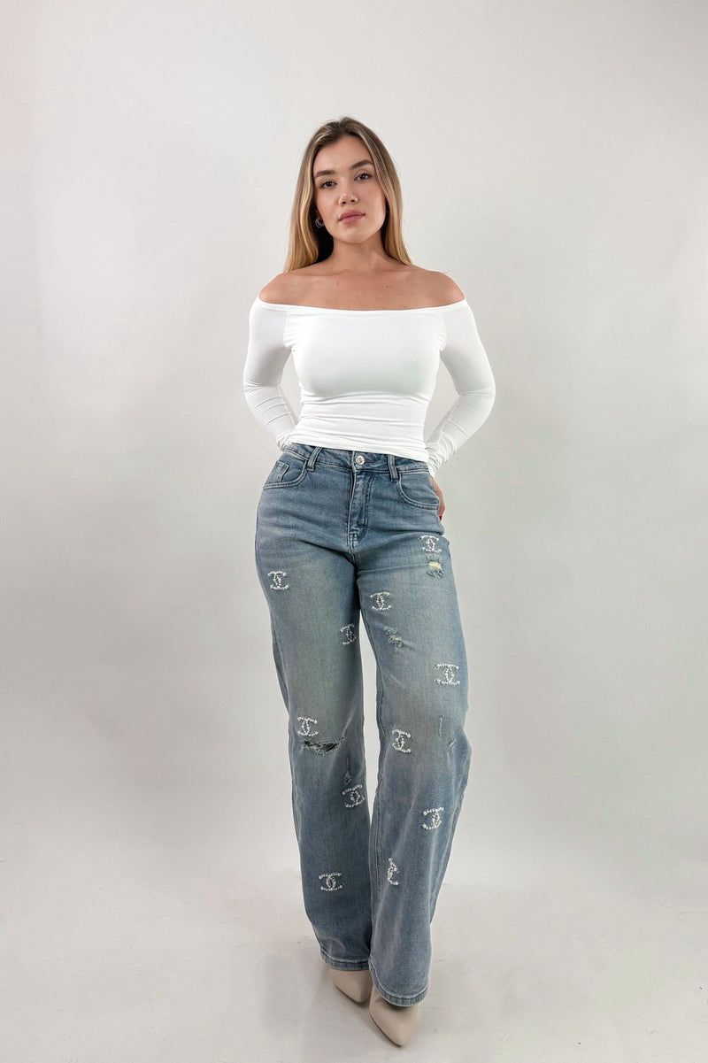 Pantalon Dupe Chanel Denim