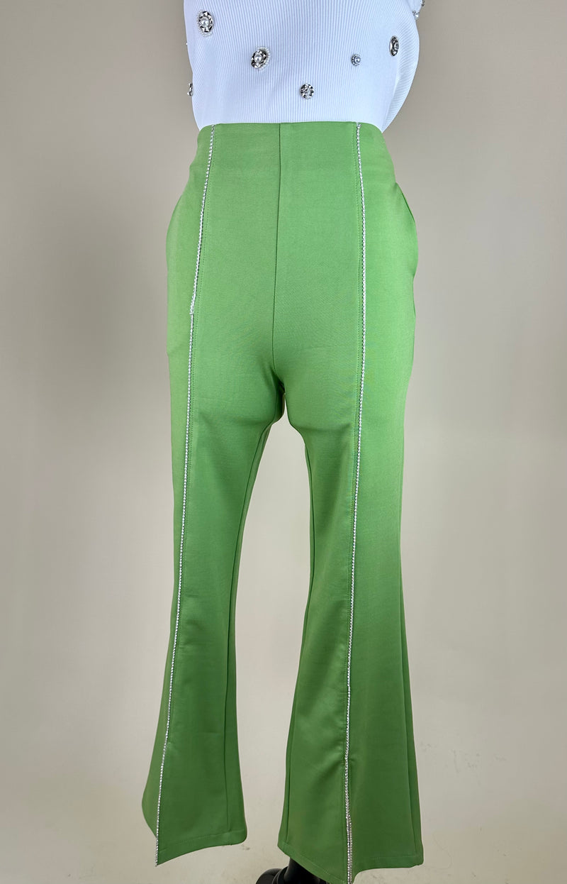 Pantalon Con App de Pedreria Verde