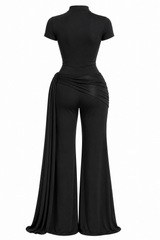 Set de Pantalon Ajustado Negro
