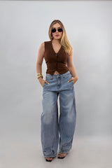 Pantalon Baggy Denim