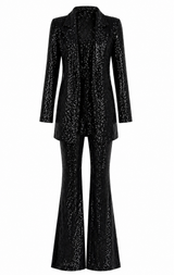 Pantalon Lentejuela Negro