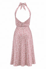 Set Satinado Polka Rosa