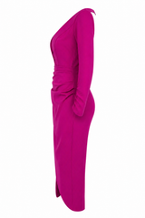 Vestido Midi Escote Espalda Fiusa