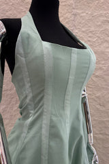 Vestido Halter Corset Menta
