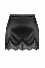 Falda Noir Satin