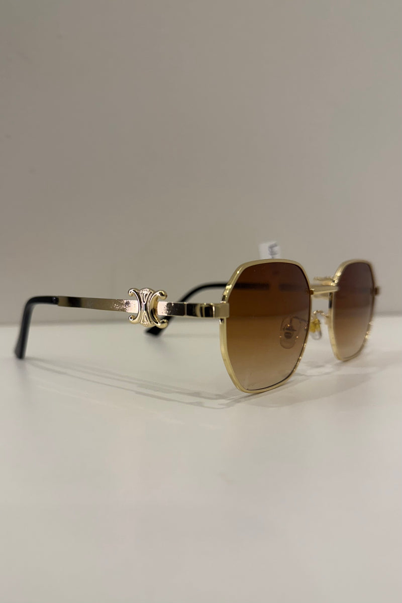 Lente Dupe Celine Metal Cuadrado