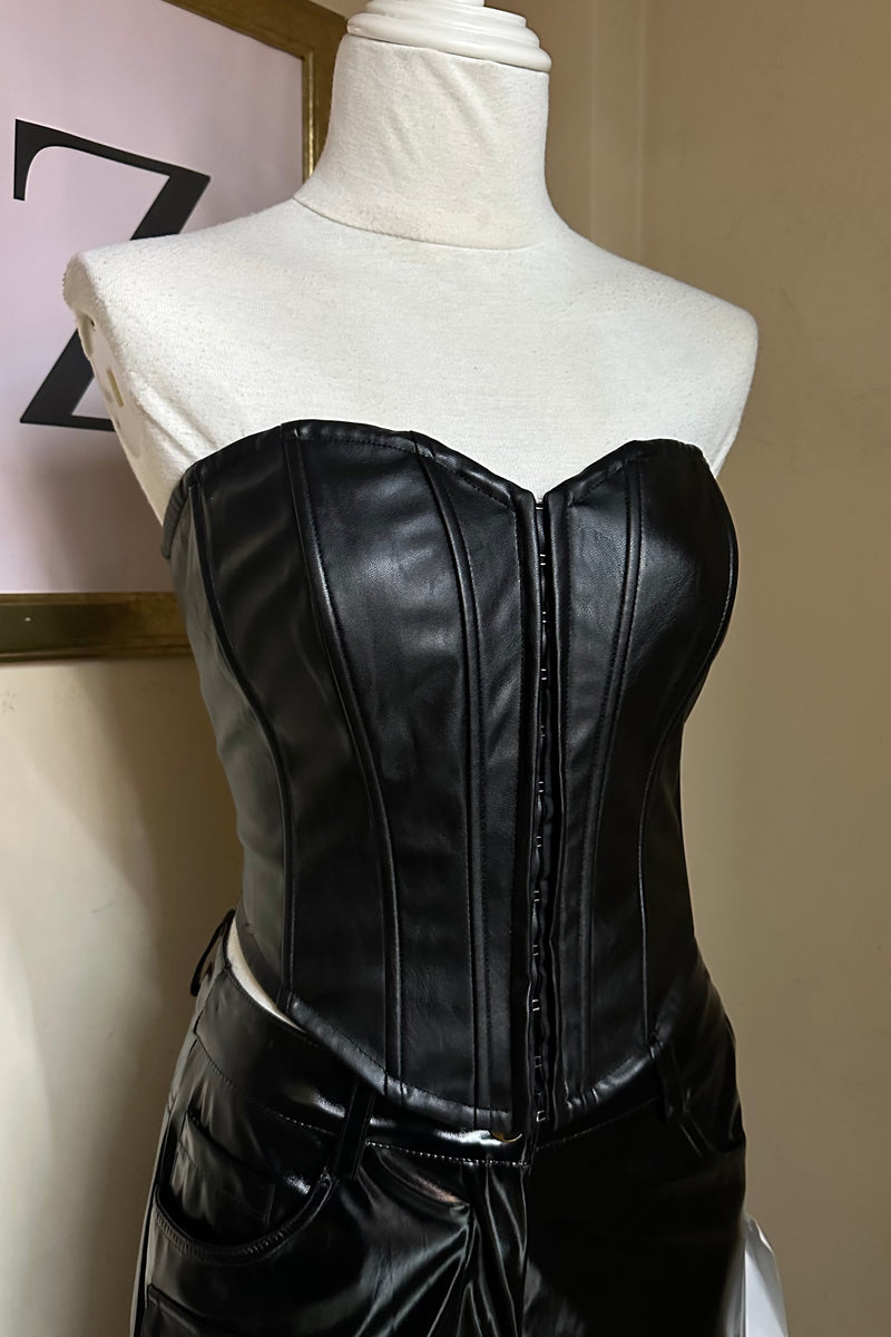 Corset Vinipiel Negro