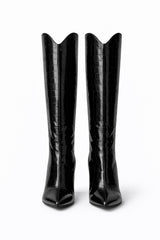 Bota Milan Negro Croco