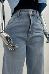 Pantalon Wide Leg Denim