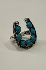 Anillo Horseshoe Turquoise