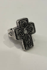Anillo Cross Silver