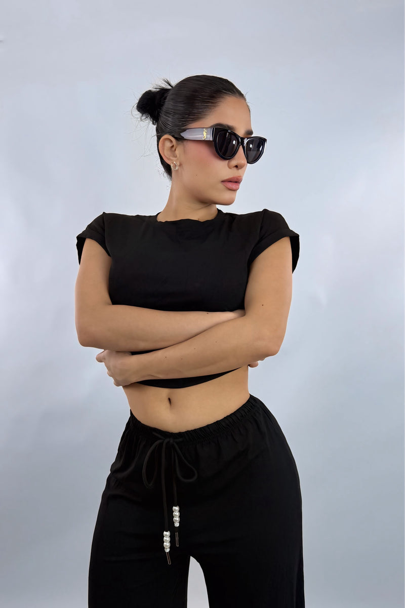 Set Top y Pantalon Negro