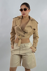 Biker Vinipiel Beige